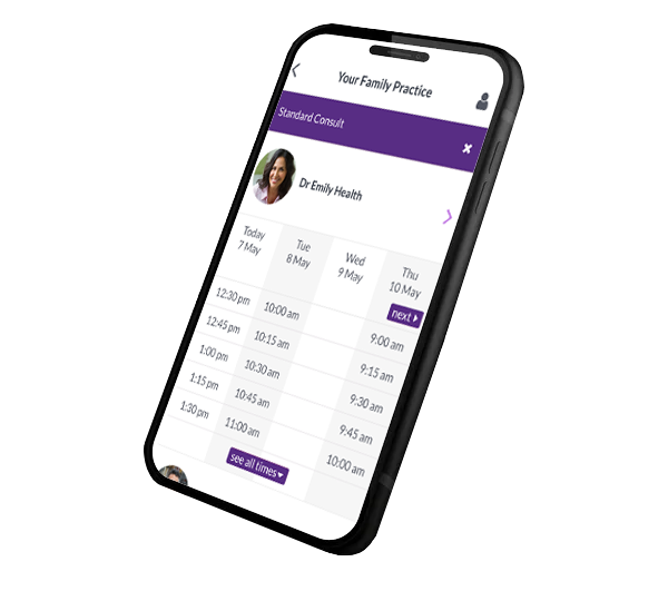 book doctors appointments online with the Family Practice App